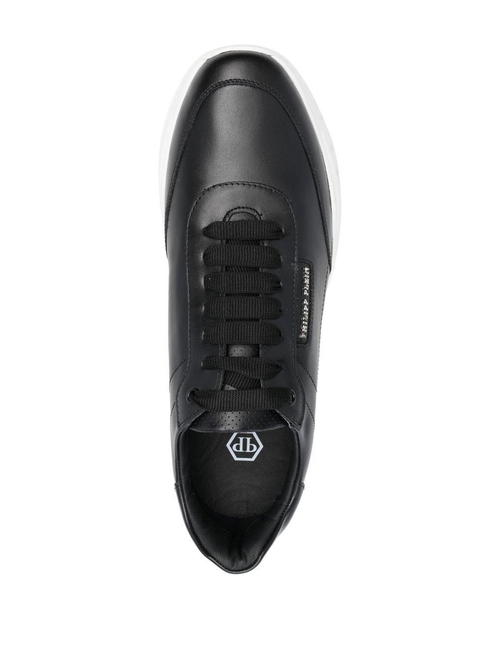 Runner leather low-top sneakers Product Image