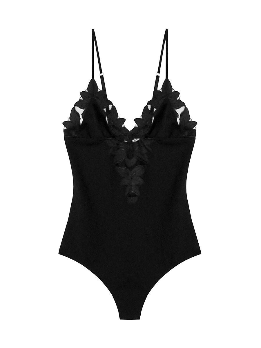 Womens Lily V-Neck Bodysuit Product Image