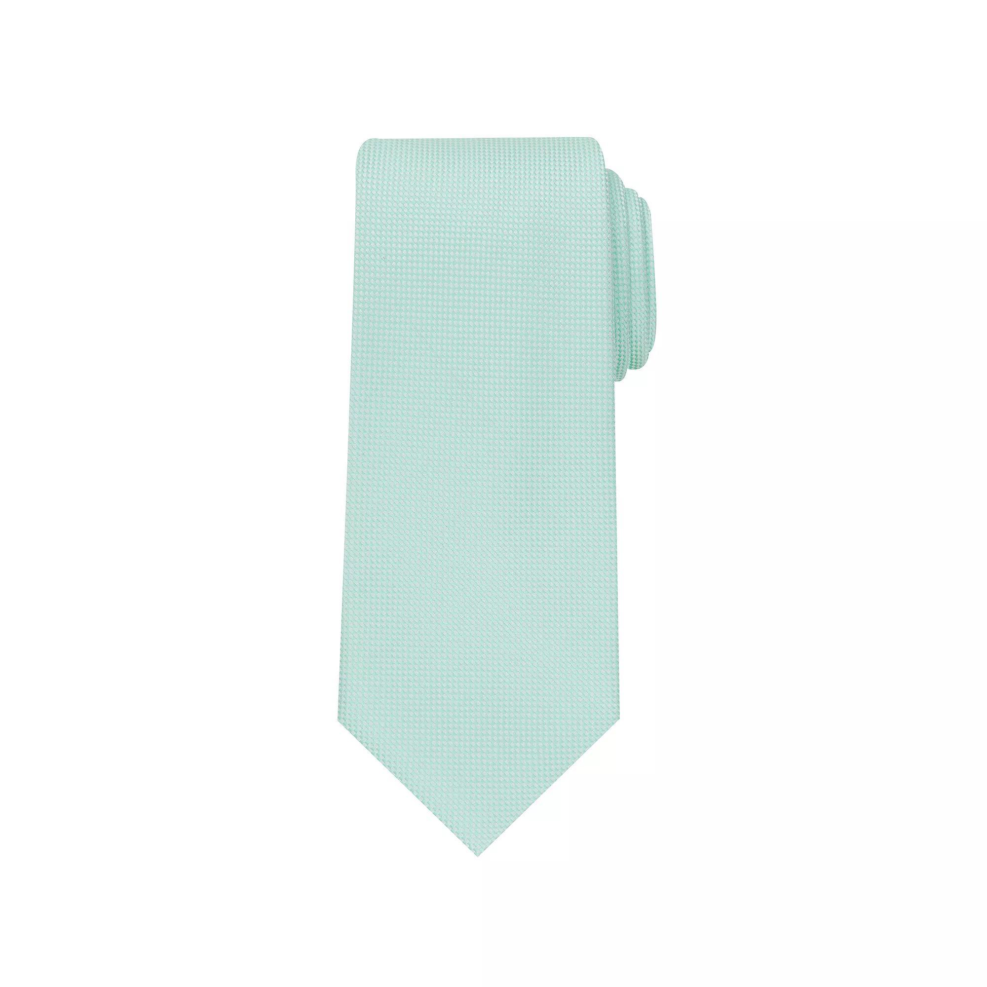 Men's Bespoke Solid Tie, Green Oxford Product Image