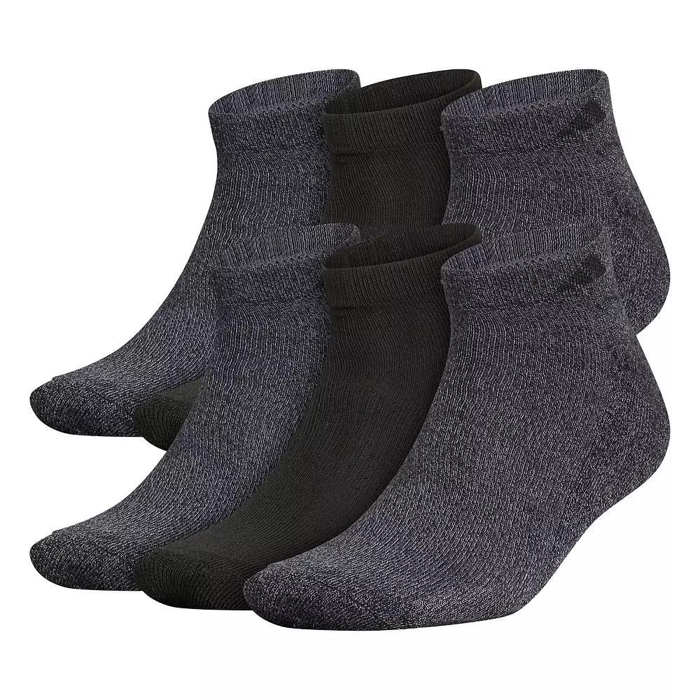 Men's adidas 6-pack Athletic Cushioned Low-Cut Socks, Size: 8-12, Gray Marl Product Image