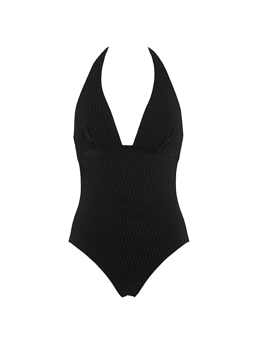 Womens Paillette One-Piece Swimsuit Product Image