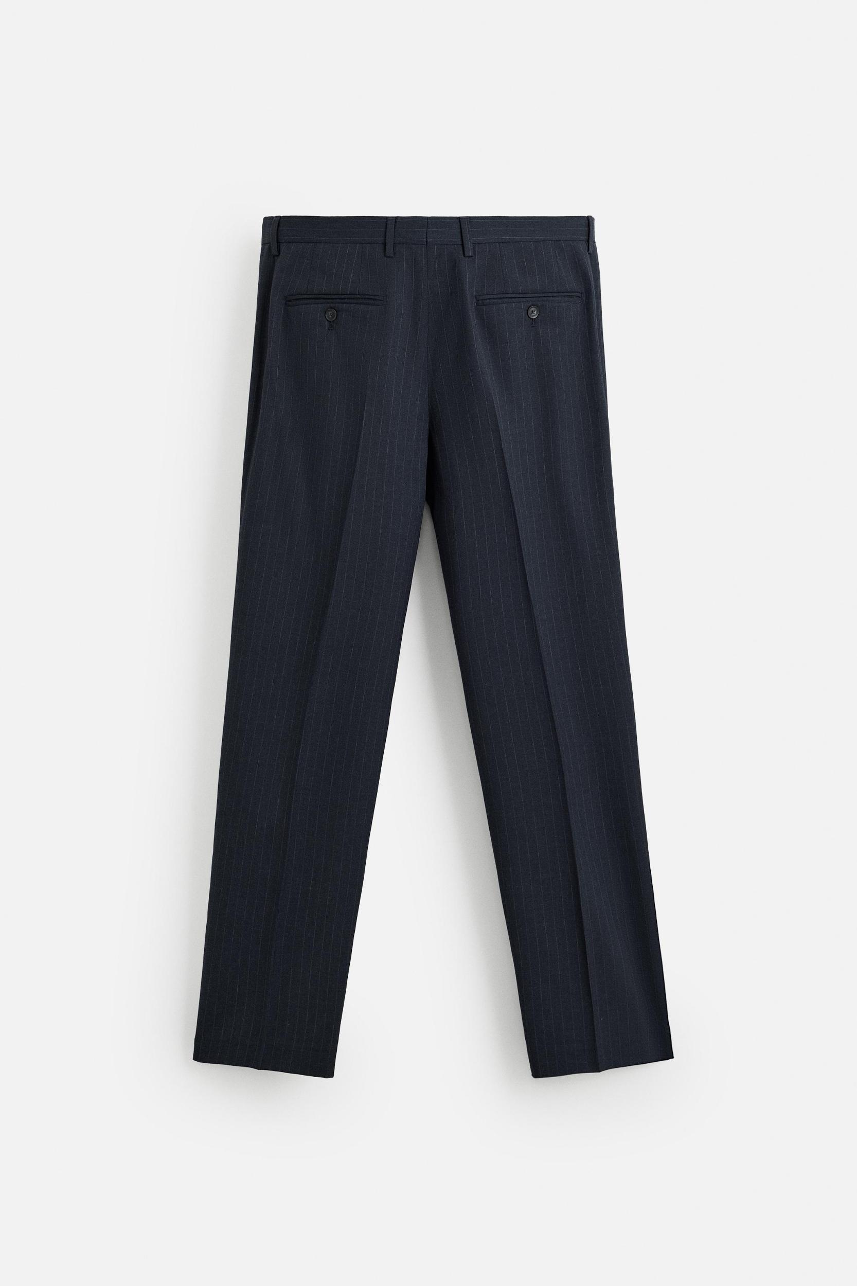 PINSTRIPE SUIT PANTS Product Image