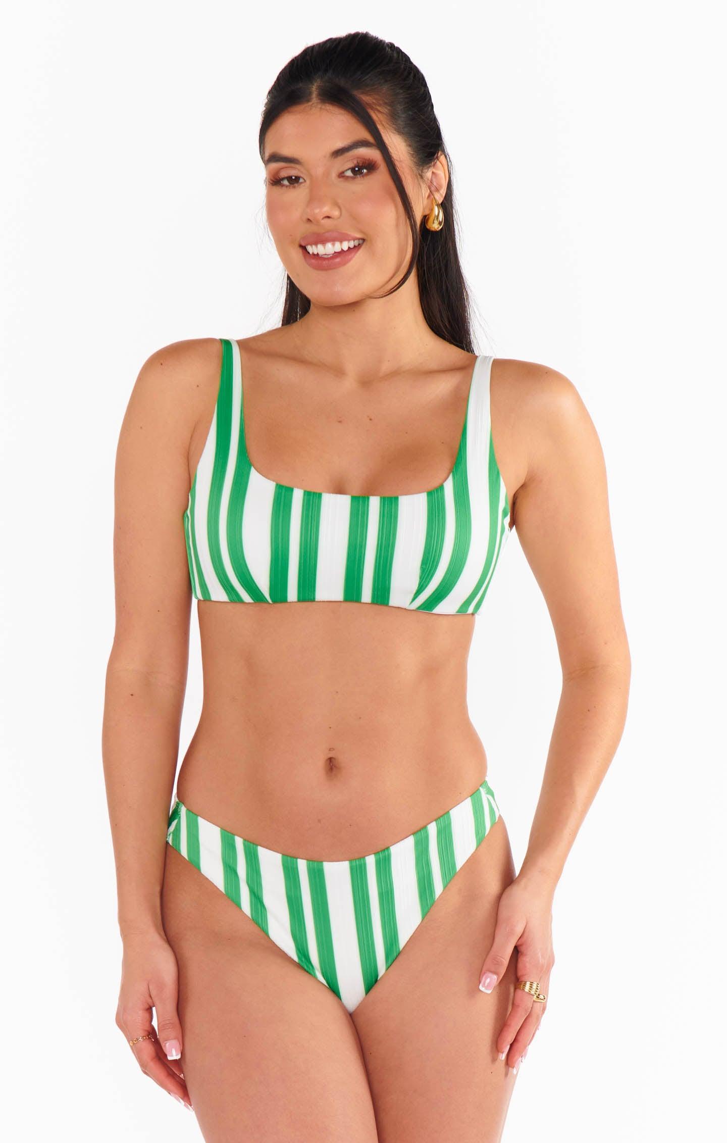 Sanibel Top ~ Center Court Stripe Micro Rib Product Image