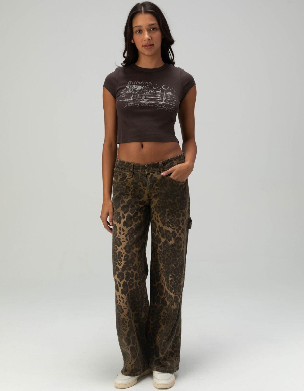 BILLABONG Lost Desert Womens Baby Tee - OFF-BLACK Product Image