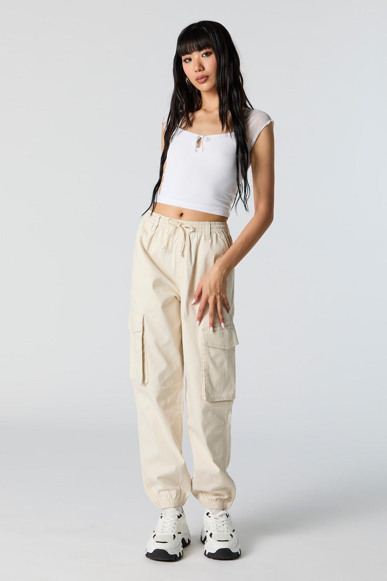 Drawstring Cargo Jogger Female Product Image