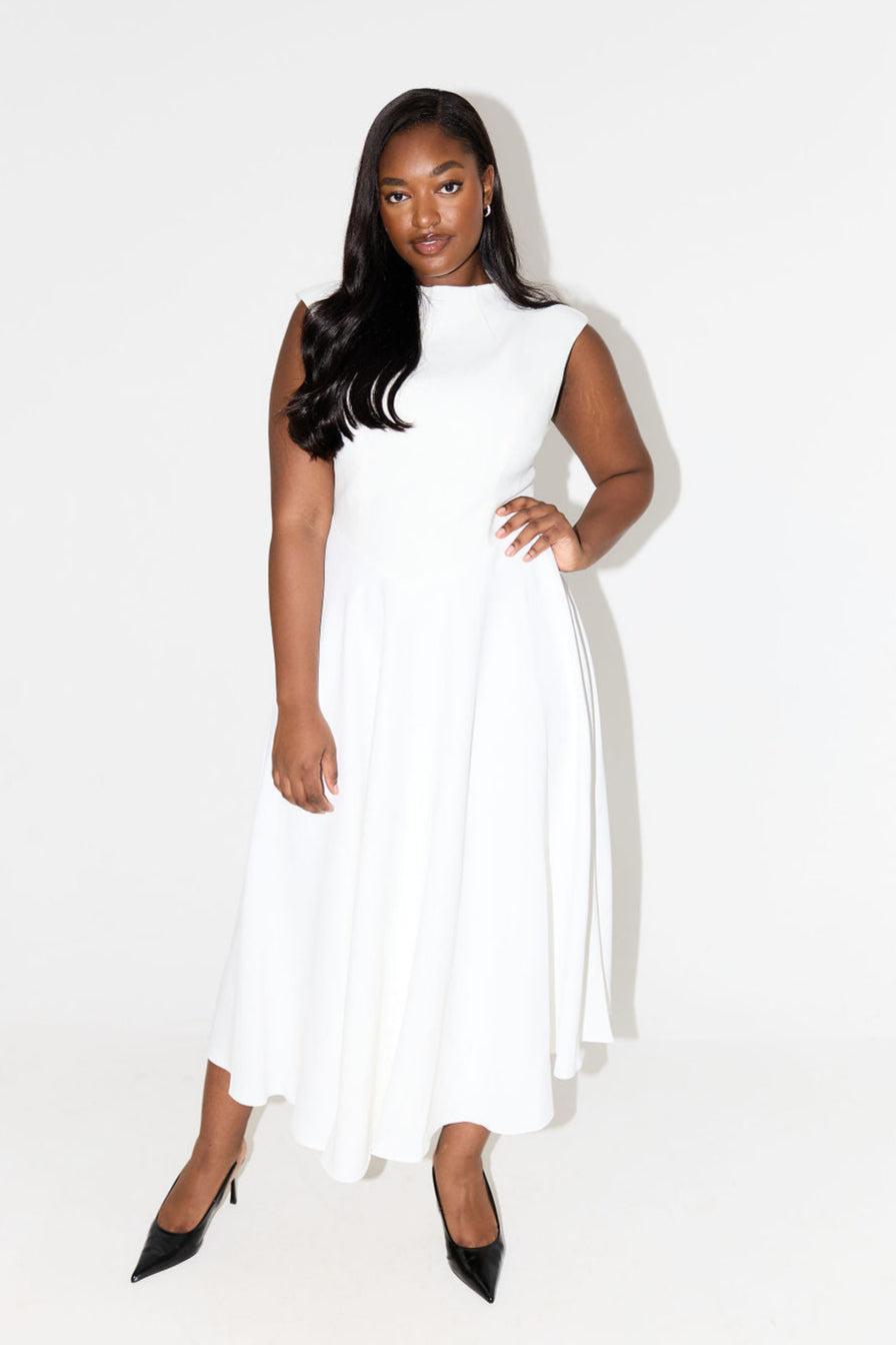 The Ultimate Muse Sleeveless High Waist Midi Dress Product Image