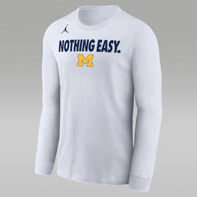 Michigan Men's Jordan College Long-Sleeve T-Shirt Product Image