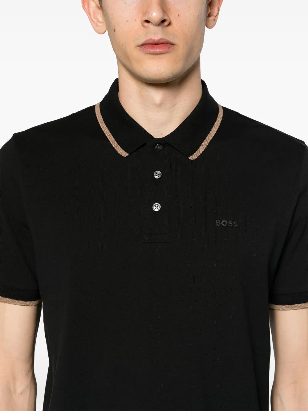 logo-embroidered cotton polo shirt Product Image