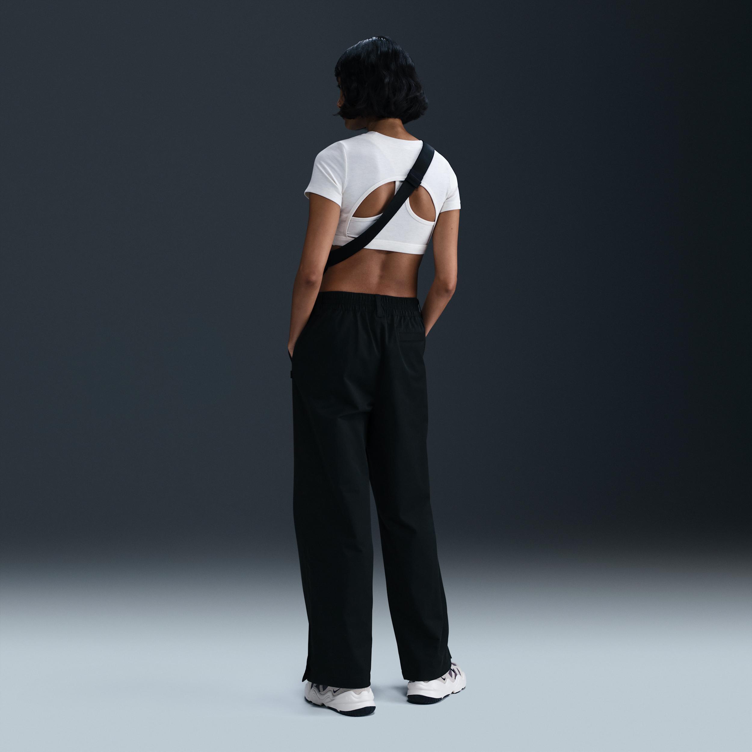 Women's Nike Sportswear Collection Mid-Rise Twill Trousers Product Image