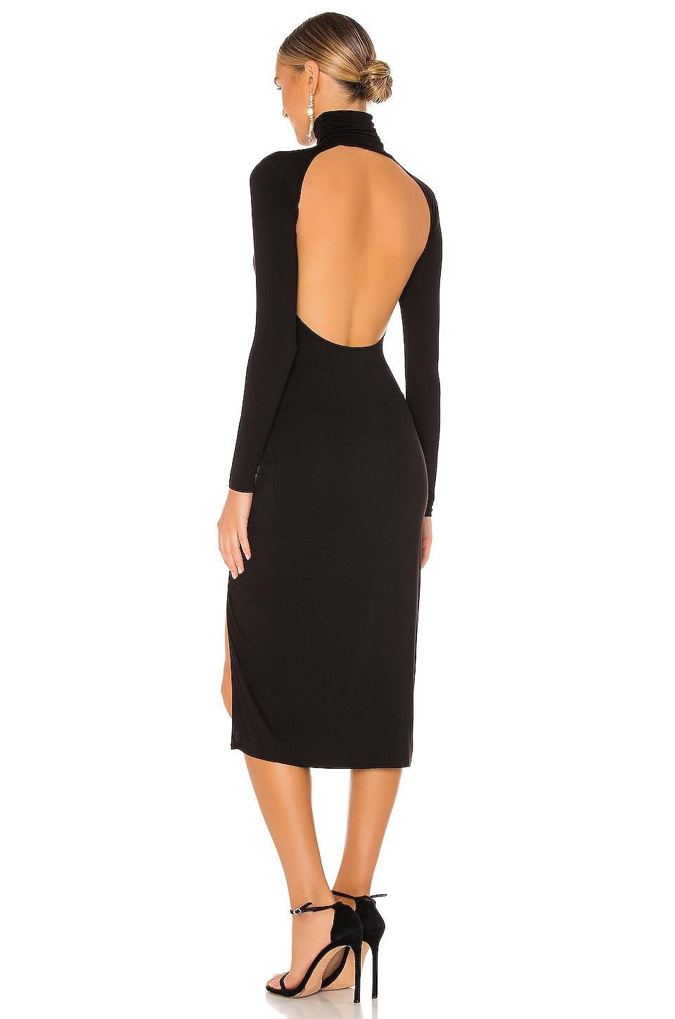 Lovers and Friends Gigi Midi Dress in Black Product Image