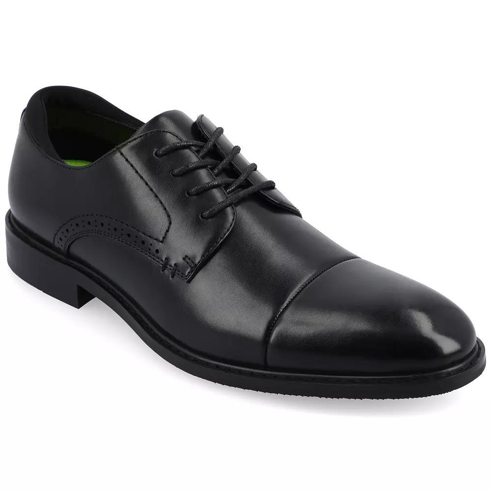 VANCE Maning Men's Tru Comfort Foam Lace-up Derby Shoes, Size: 9.5, Black Product Image