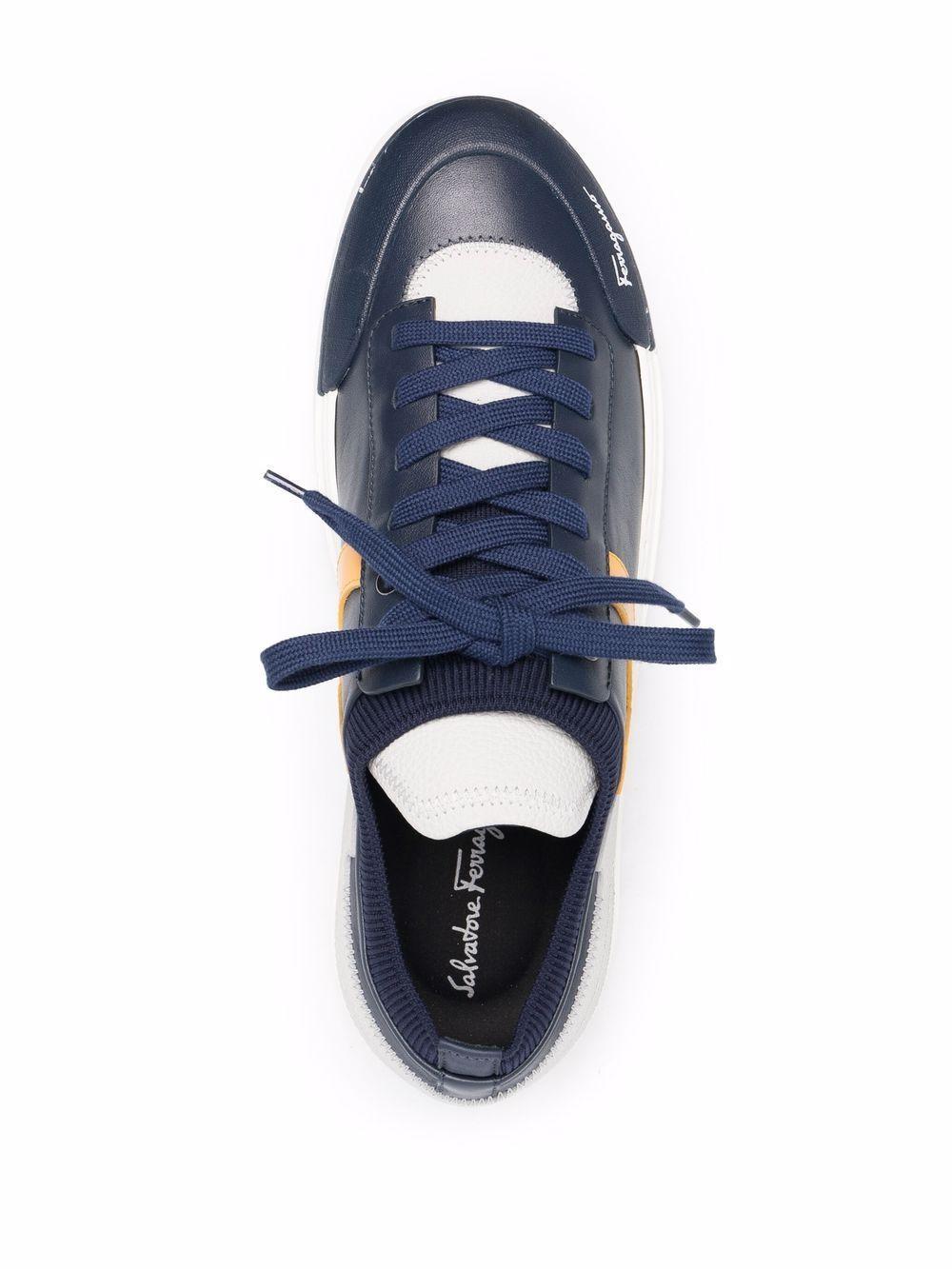 logo-print lace-up sneakers Product Image