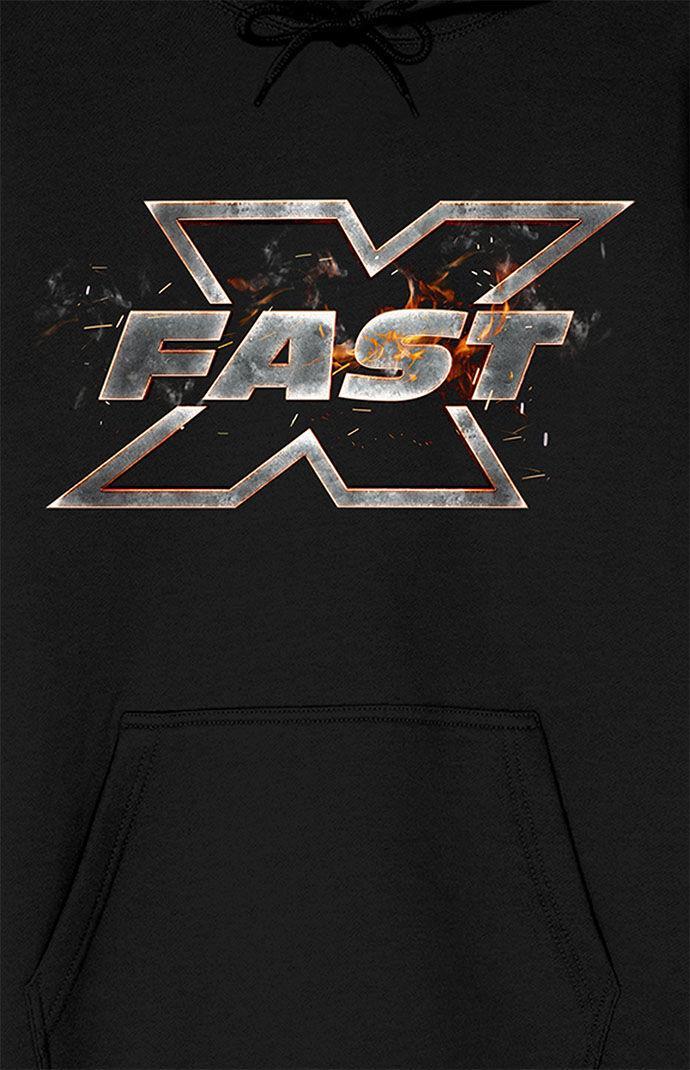 Men's Fast & Furious X Graphic Hoodie, Size: Medium, Black Product Image