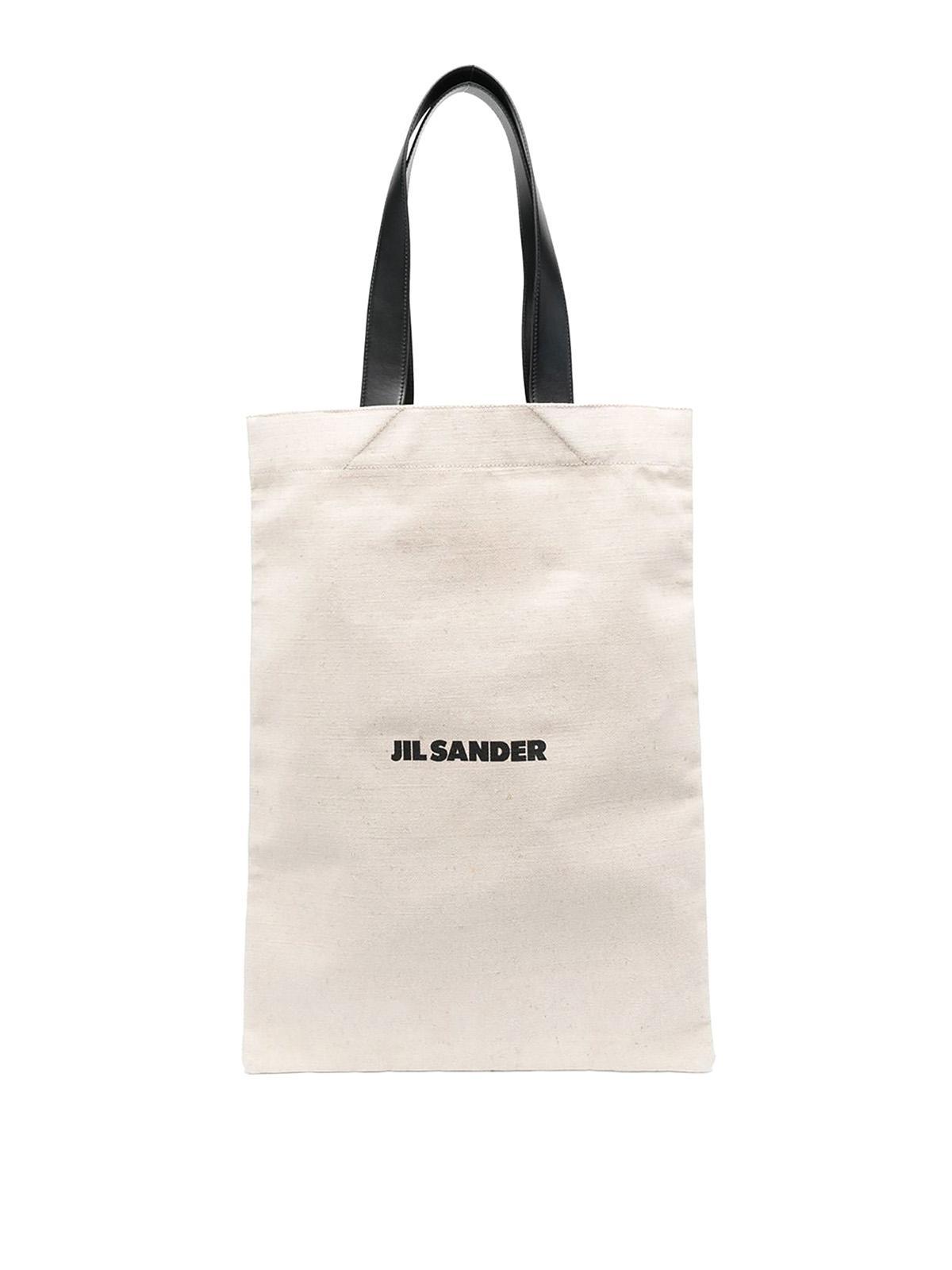 JIL SANDER Big Tote Bag In Nude & Neutrals Product Image