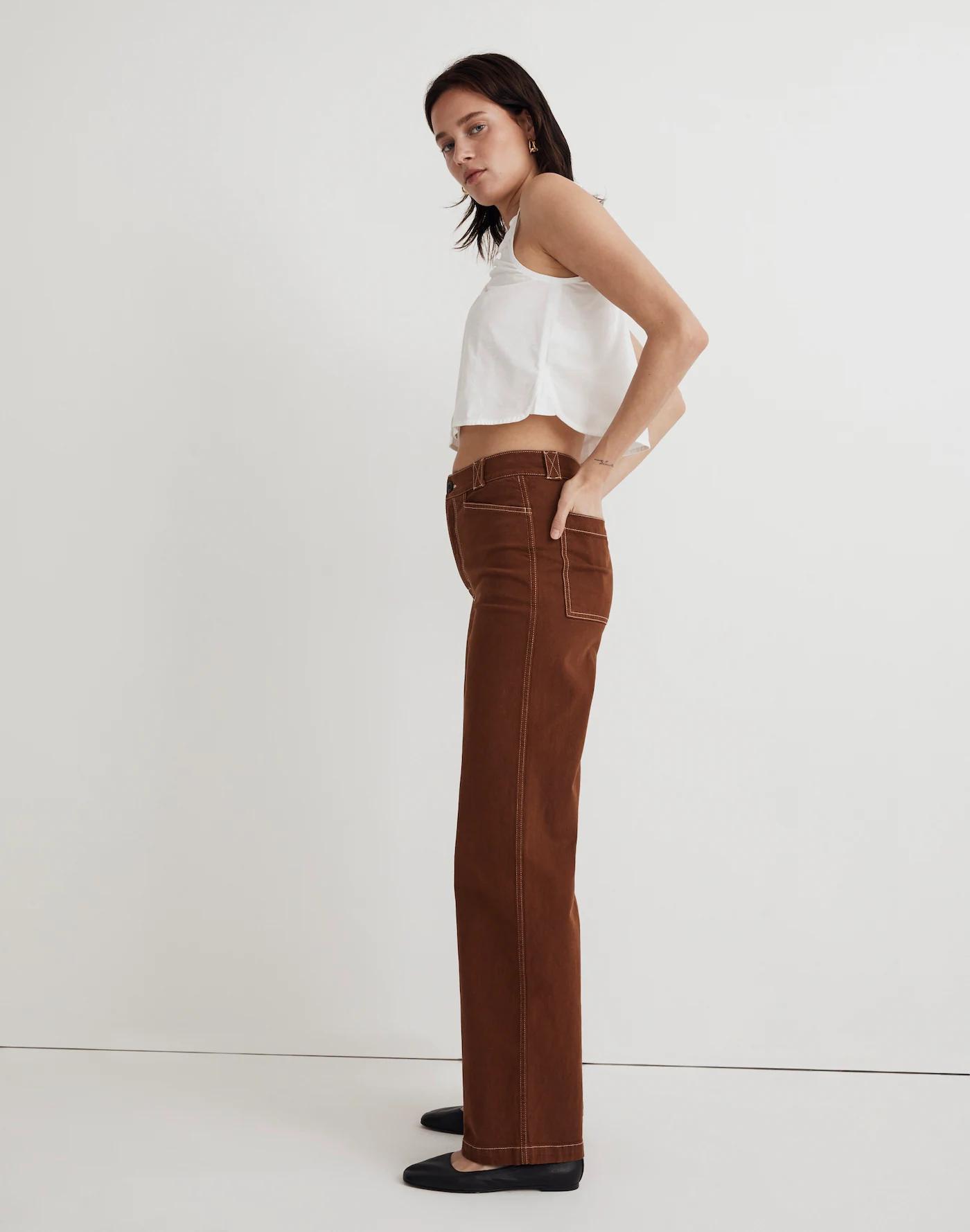 The Petite Emmett 2.0 Wide-Leg Pants: Garment-Dyed Edition Product Image