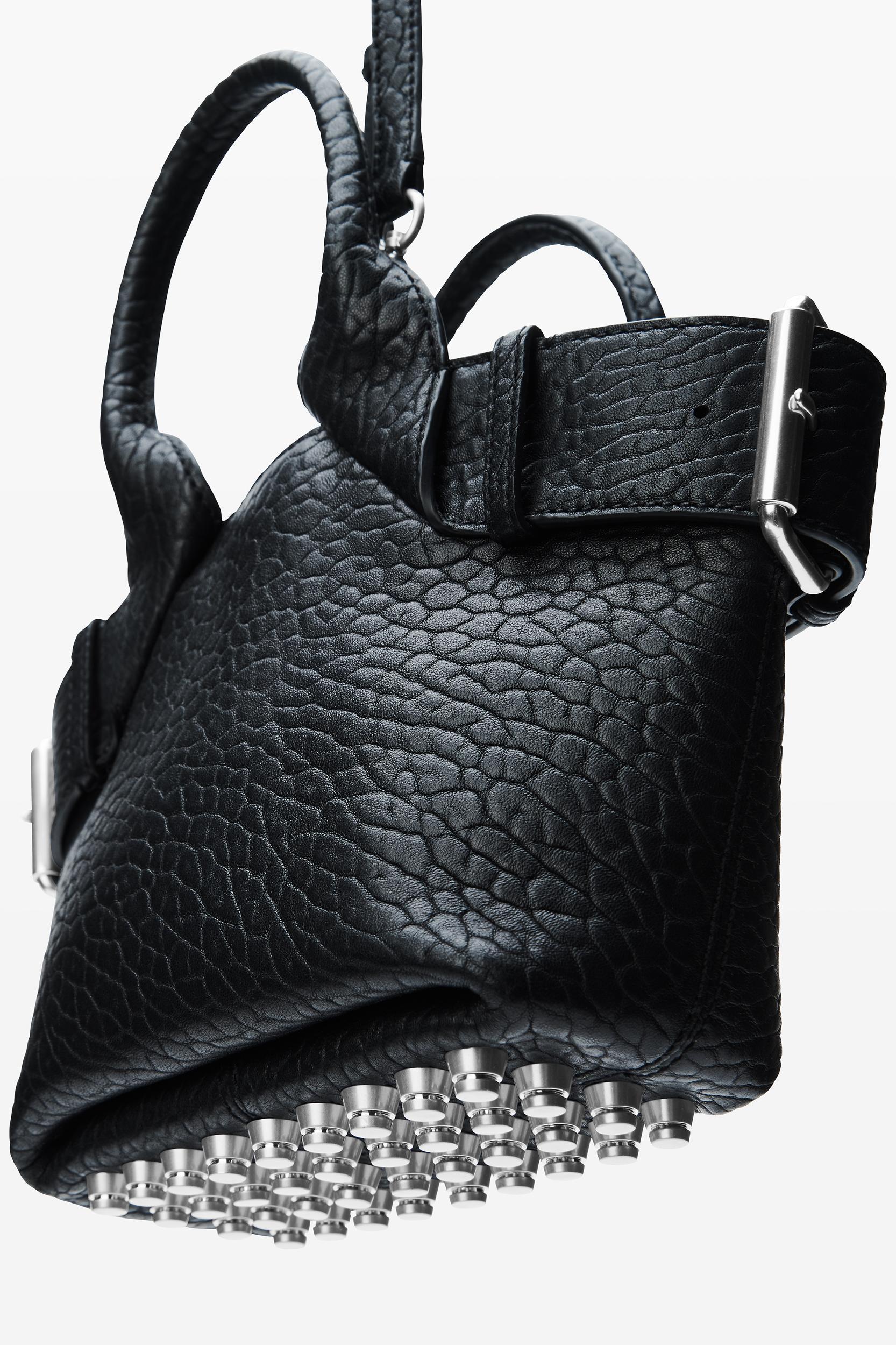 Black Small Leather Rhett Tote Product Image