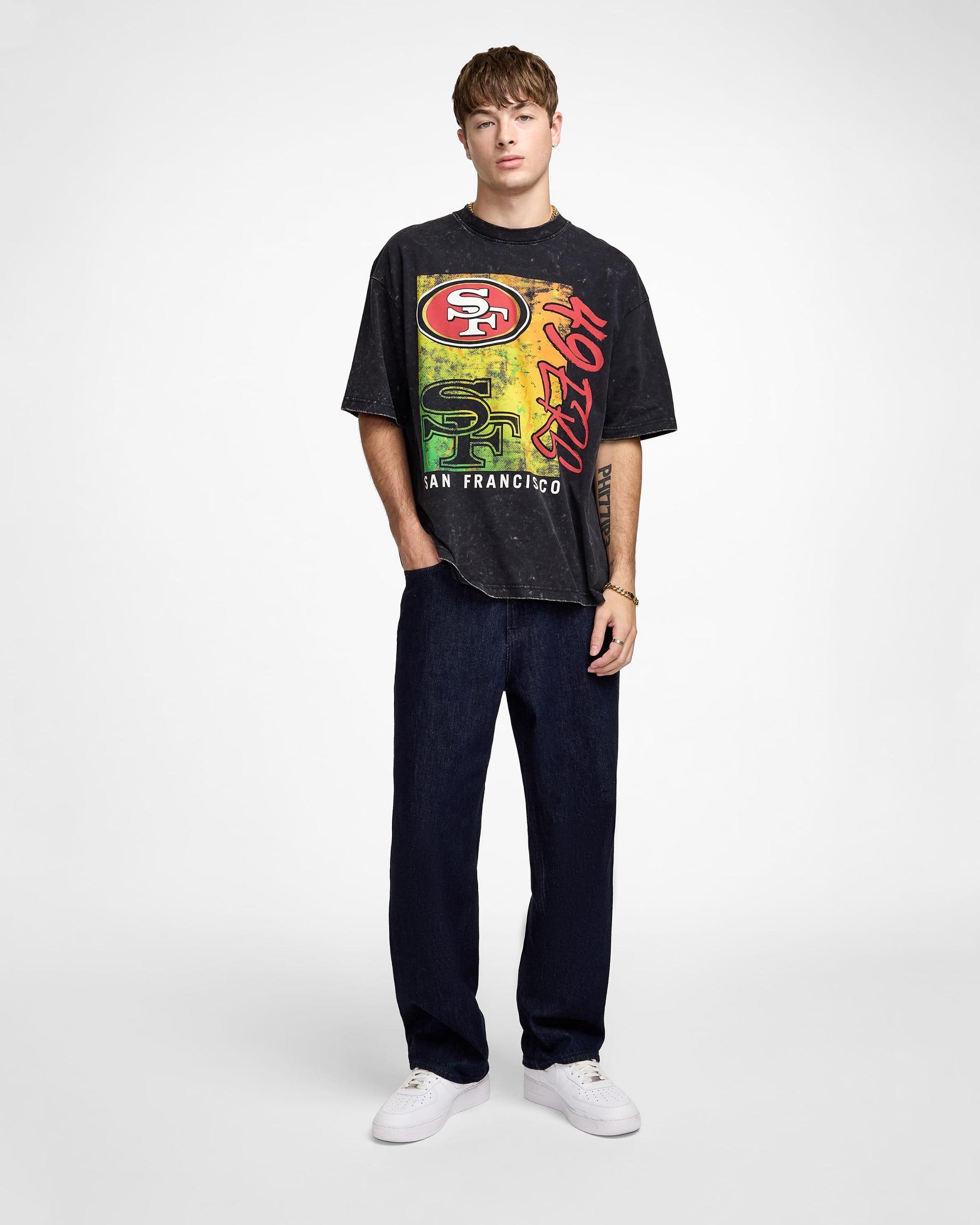 Los Angeles Rams Sport Classics Boxy Black T-Shirt Male Product Image