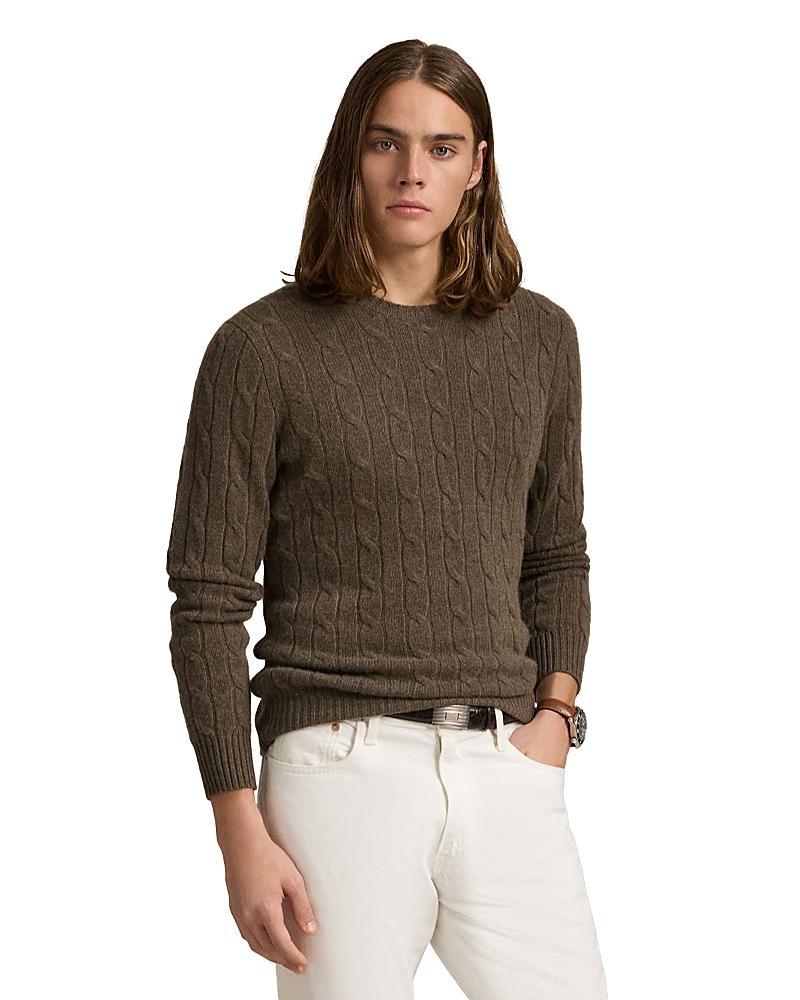 Polo Ralph Lauren Cashmere Cable Knit Crewneck Sweater Product Image