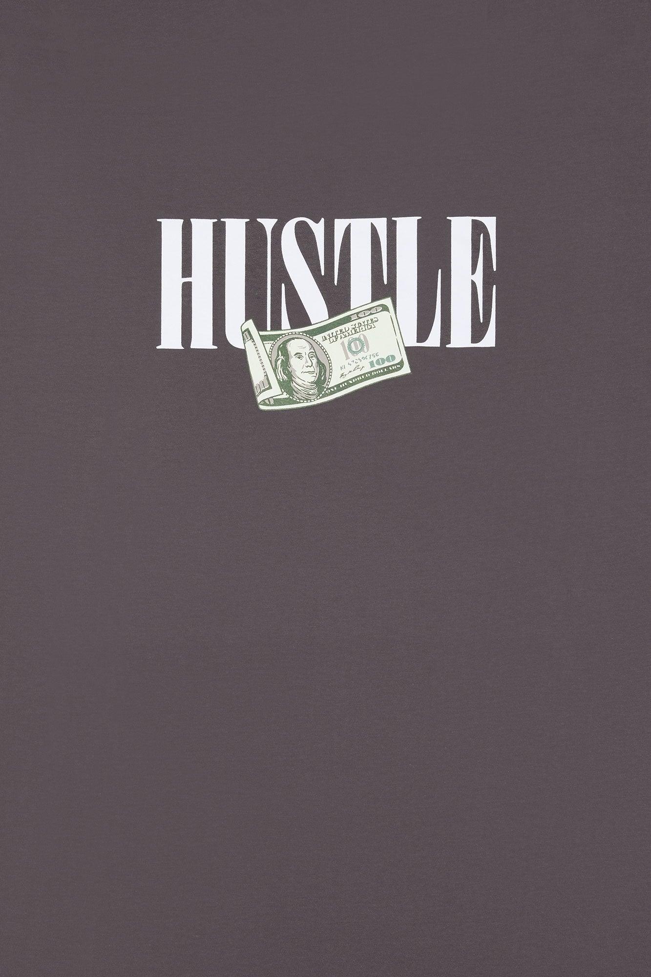 Hustle Graphic T-Shirt Male Product Image