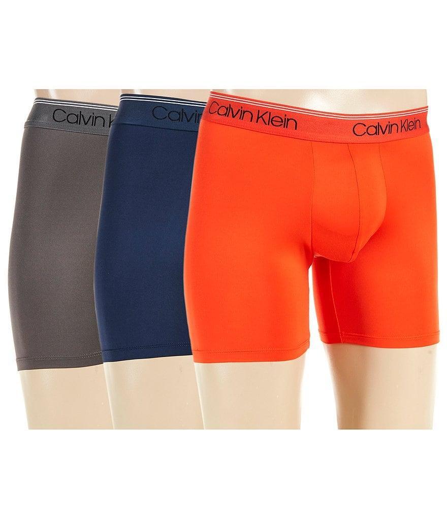Calvin Klein Micro Stretch Solid Boxer Briefs 3-Pack Product Image