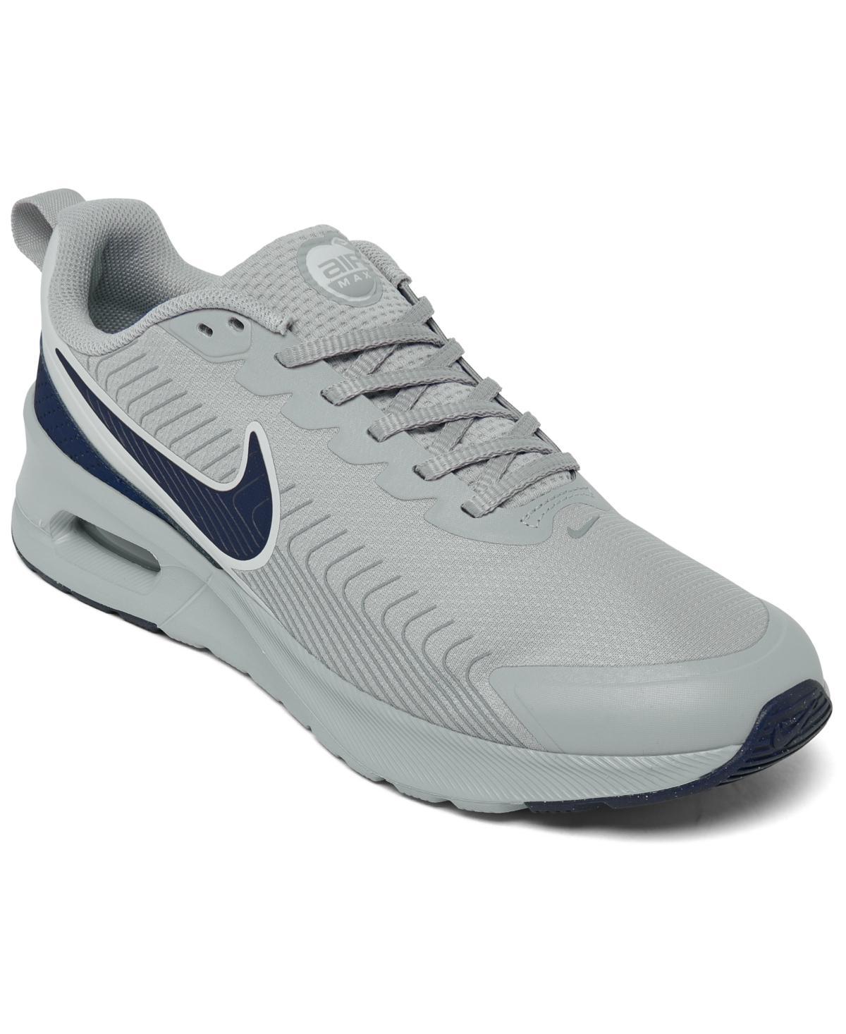 Nike Air Max Nuaxis Men's Running Shoes, Size: 9, Grey Gray White Product Image