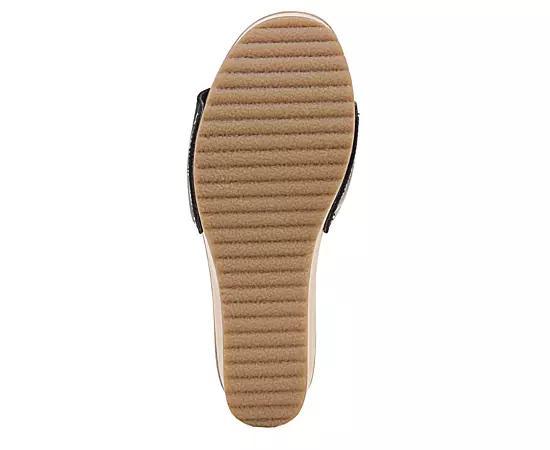 Dr. Scholl's Original Life Women's Wedge Slides, Size: 8, Black Product Image