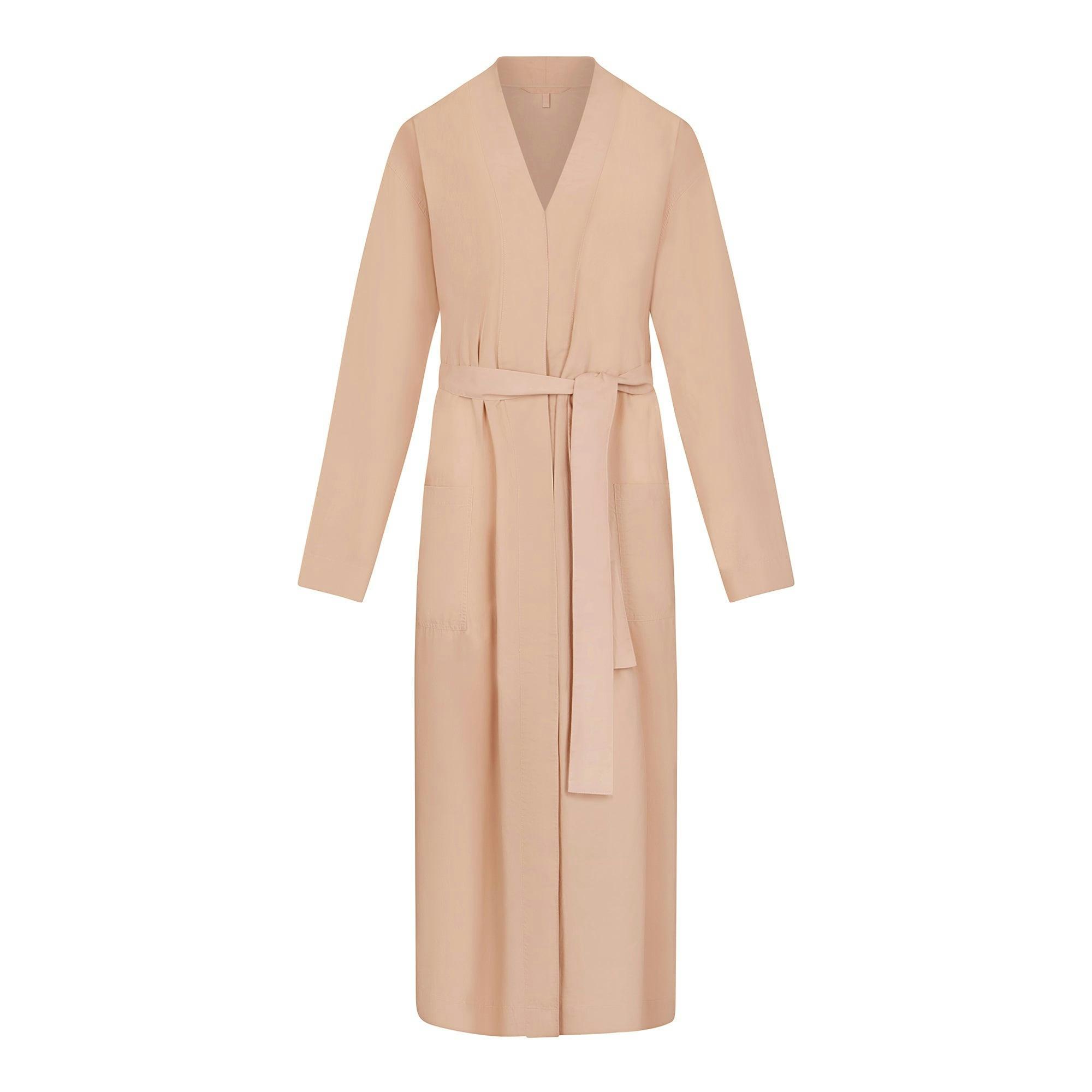 COTTON POPLIN SLEEP MENS ROBE | MICA Product Image