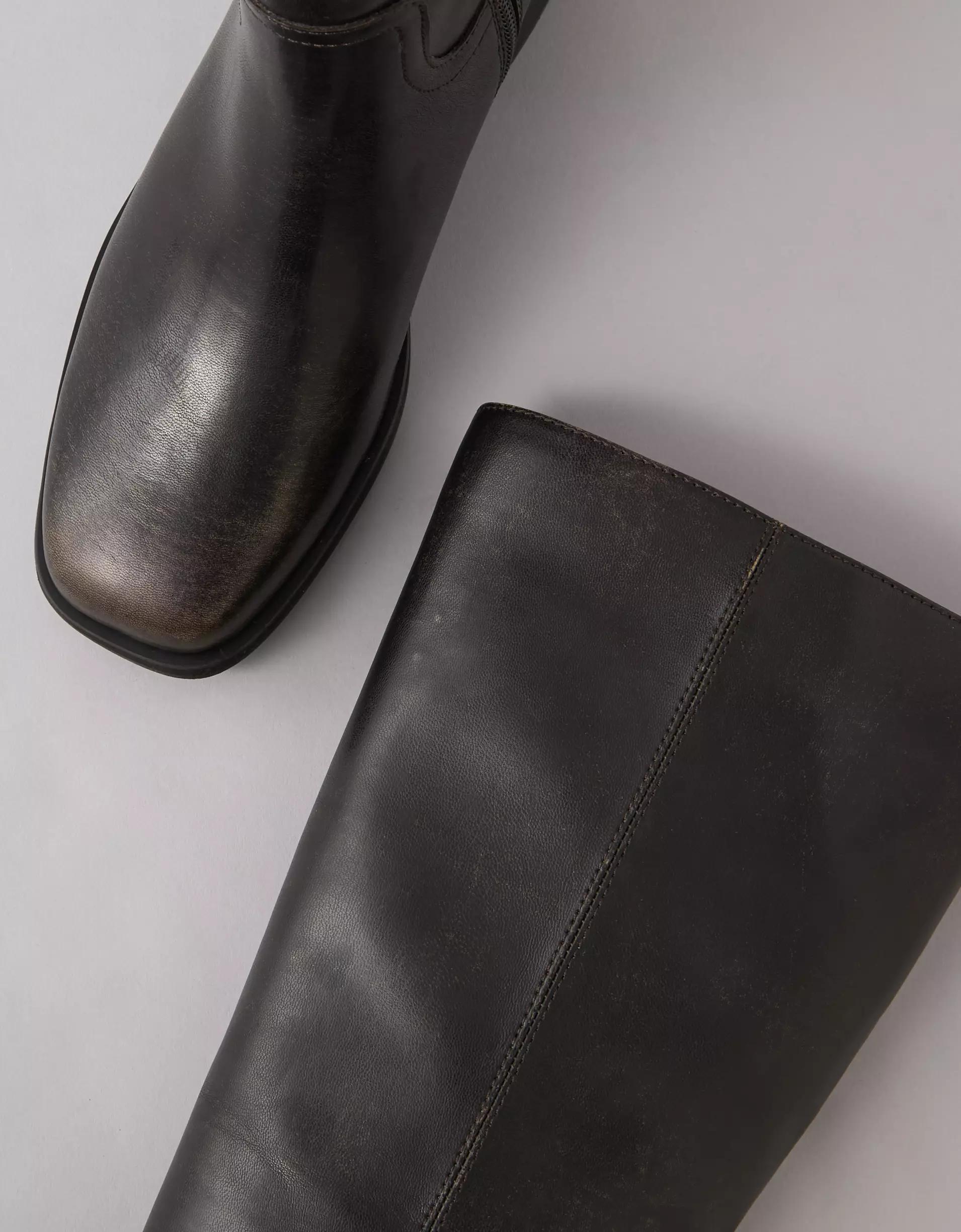 AE Vegan Leather Knee-High Boot Product Image