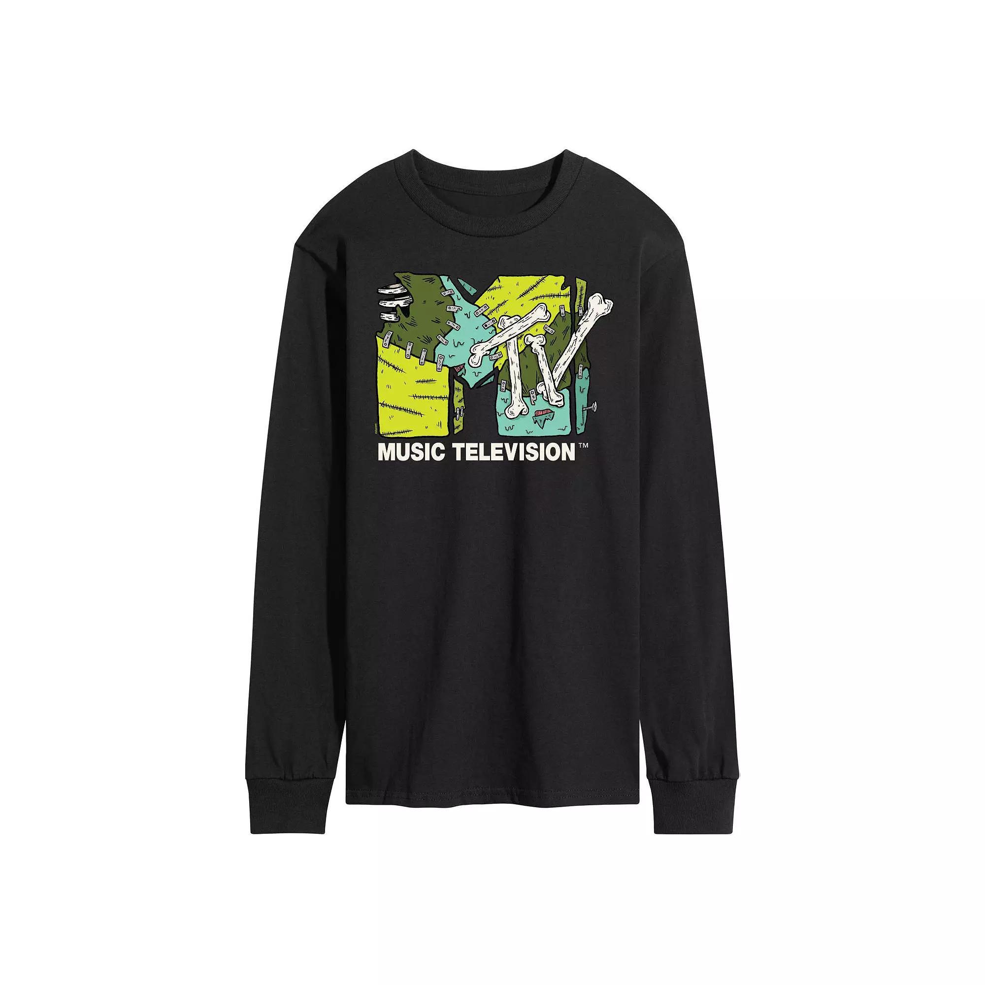 Men's MTV Halloween Logo Graphic Tee, Size: XXL, Black Product Image
