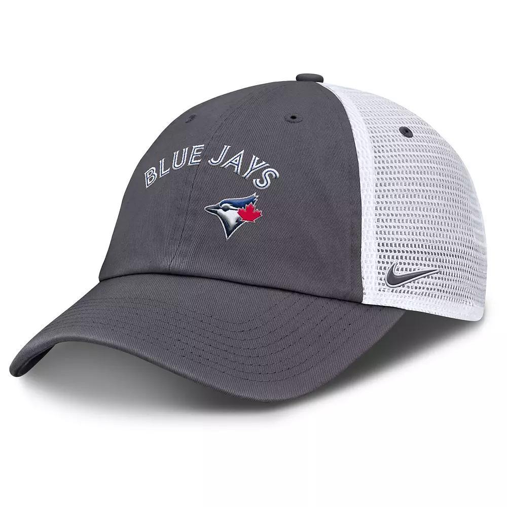 Men's Nike Gray San Diego Padres Adjustable Trucker Hat, Size: Medium/Large, Grey Product Image