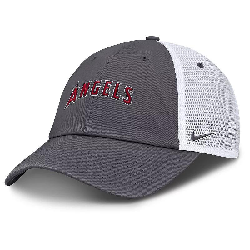 Men's Nike Gray Arizona Diamondbacks Wordmark Club Adjustable Trucker Hat, Size: Medium/Large, Grey Product Image