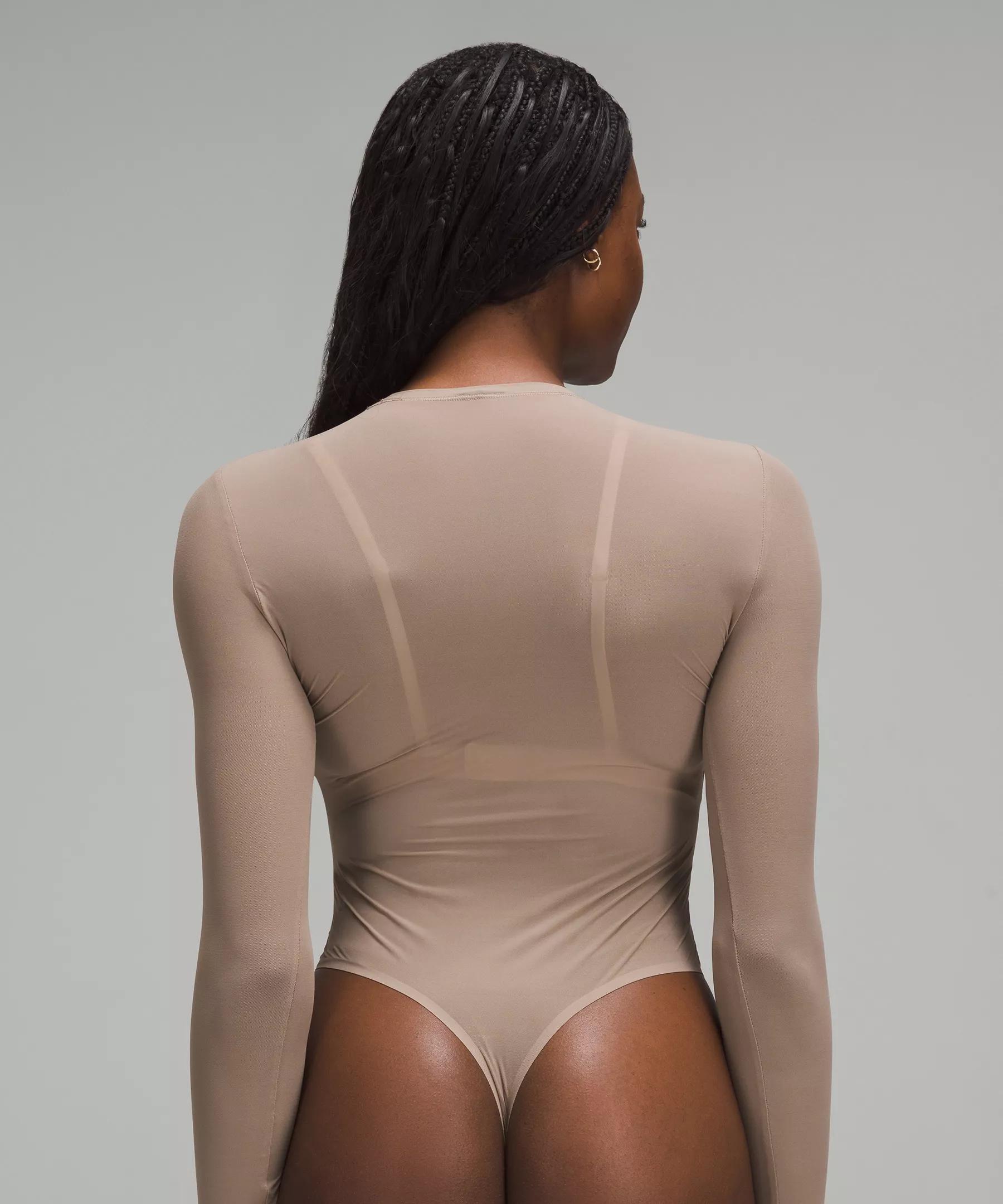 Wundermost Nulu Mesh Long-Sleeve Crewneck Bodysuit Product Image