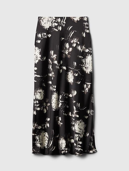 Satin Maxi Skirt Product Image