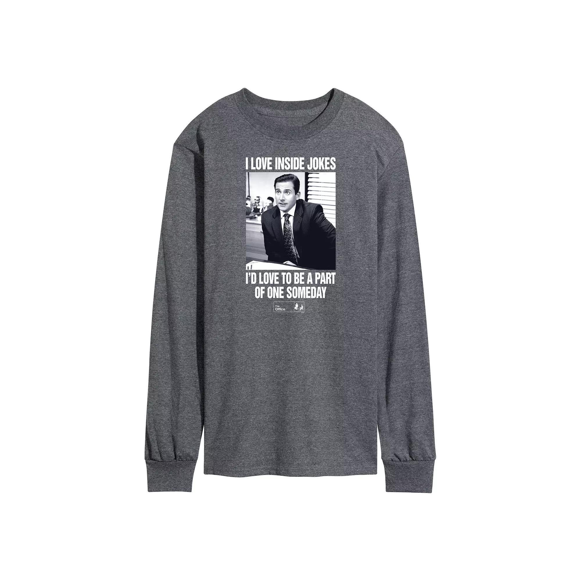 Mens The Office Michael Inside Jokes Tee Product Image
