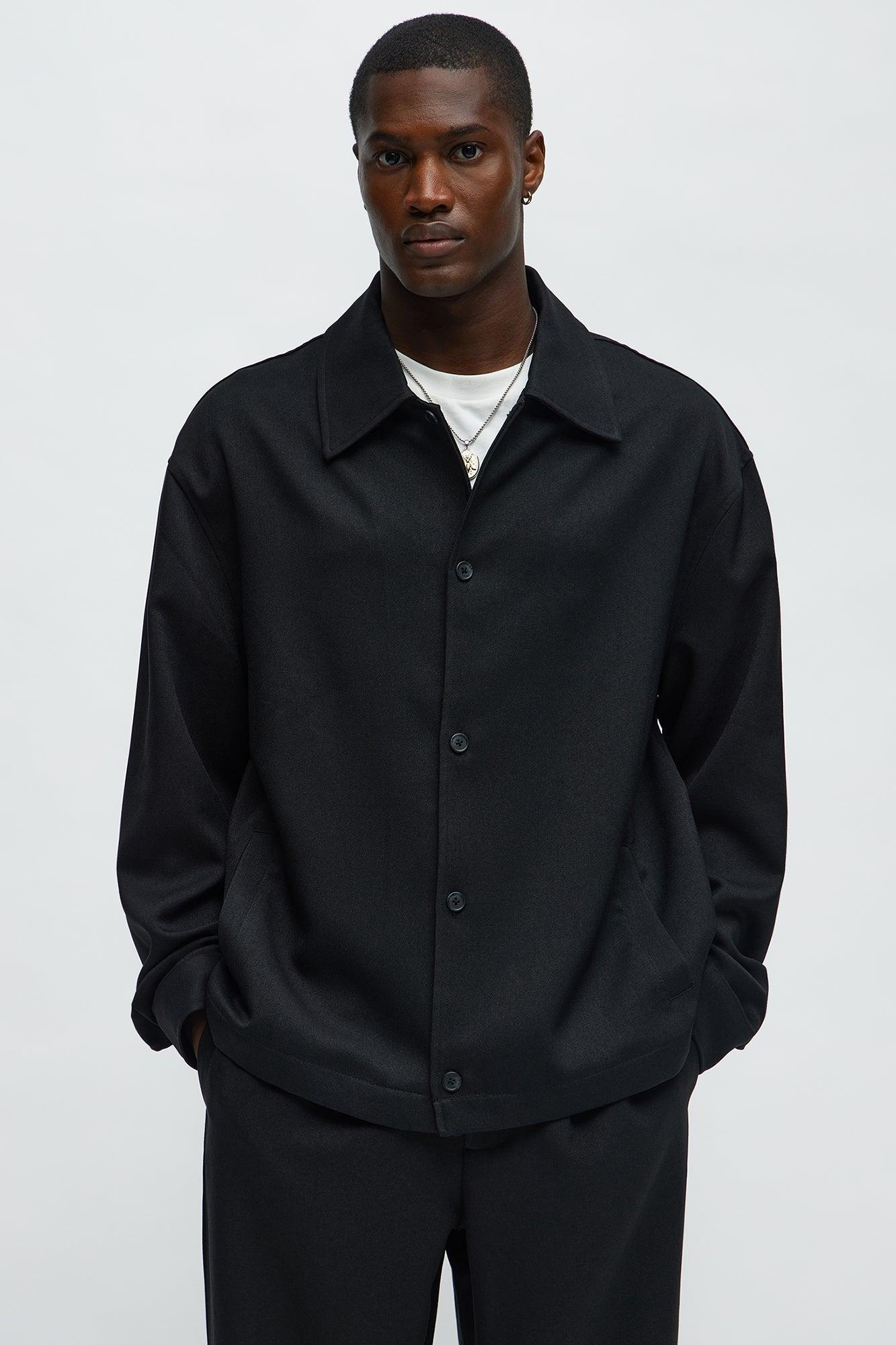Relaxed Mara Overshirt - Black Product Image