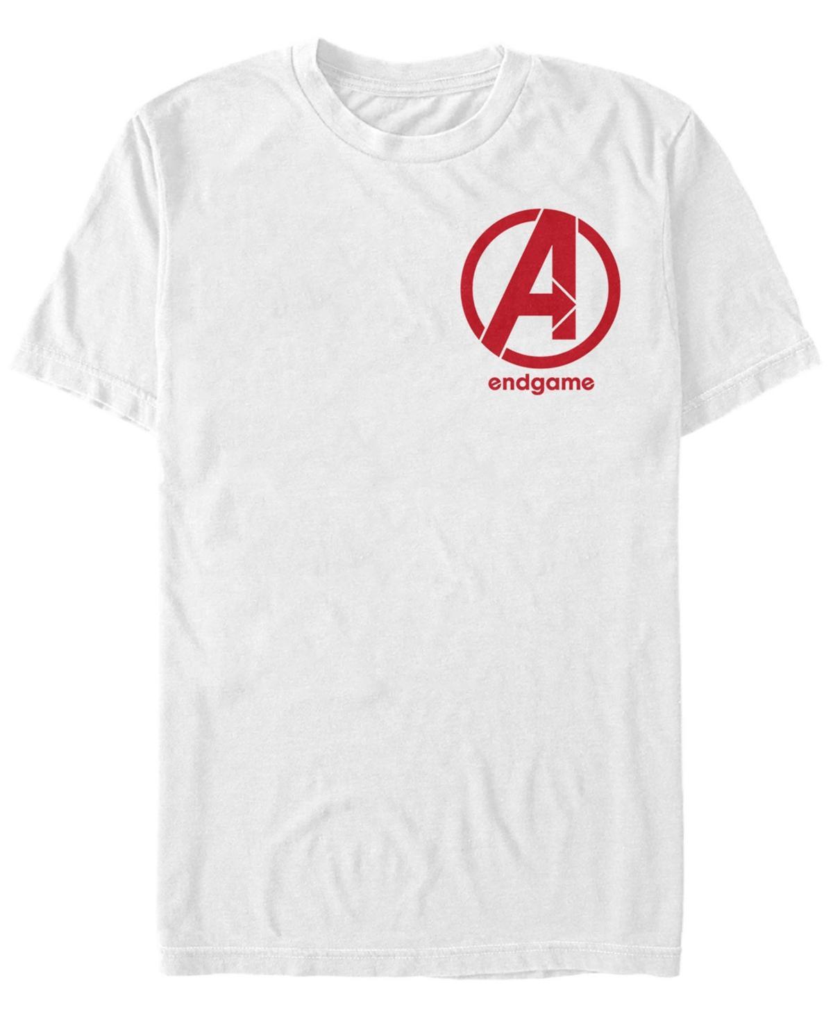Men's Marvel Avengers Endgame Logo Tee, Size: Small, White Product Image