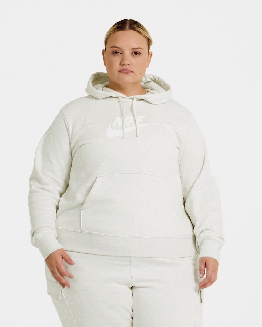 Nike Sportswear Club Fleece Women's Pullover Hoodie (Plus Size) Product Image