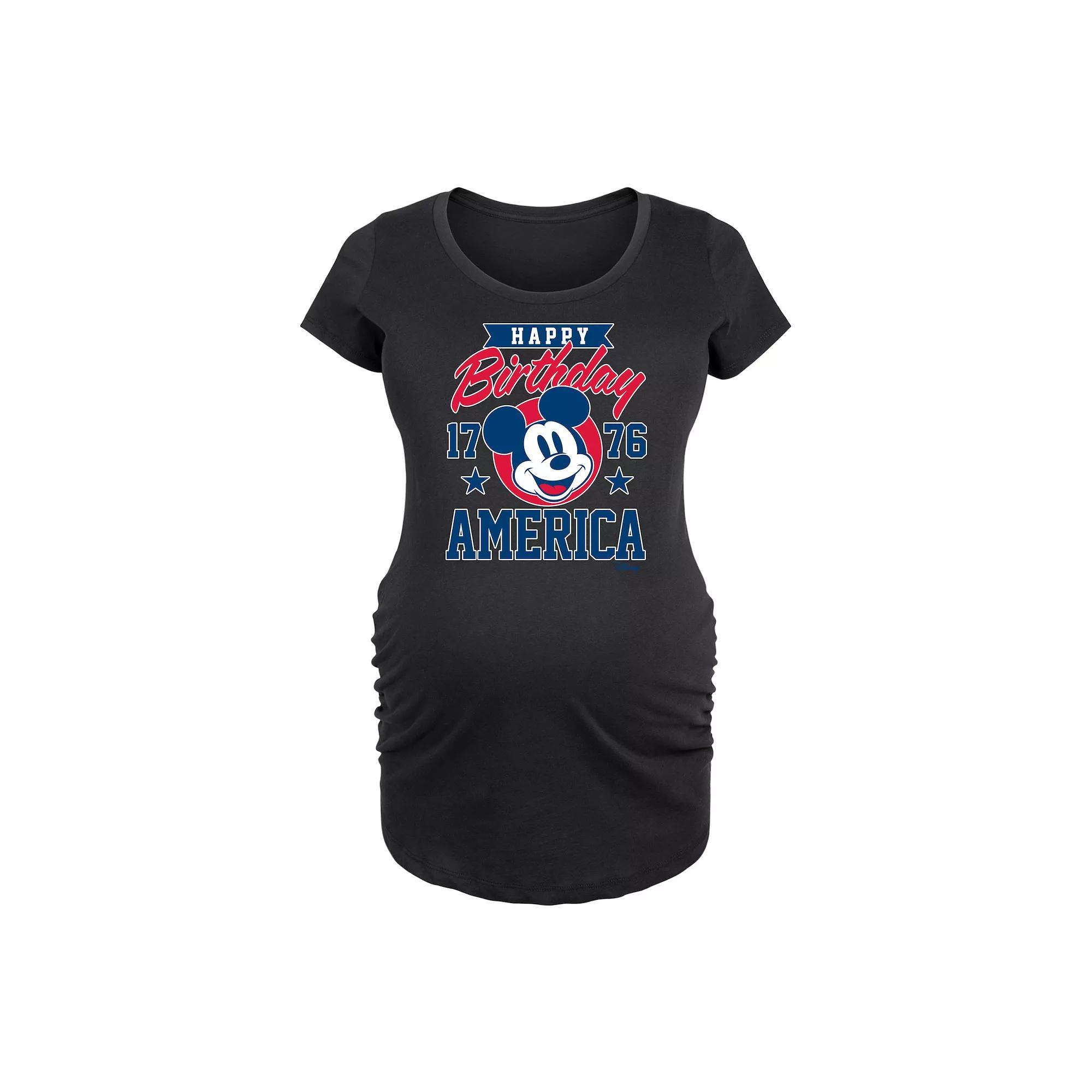 Maternity Shamrock Punch Out Graphic Tee, Women's, Size: XXL, Black Product Image