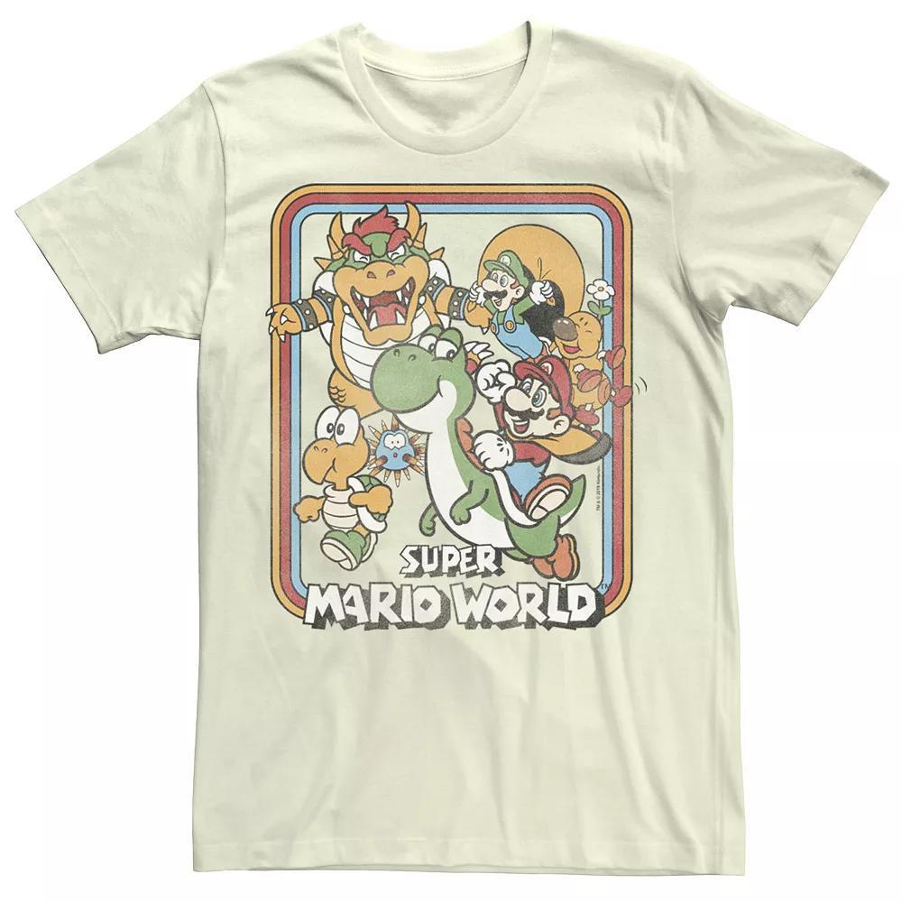 Men's Nintendo Super Mario Yoshi Ride Tee, Size: Large, Natural Product Image
