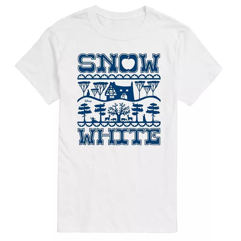 Disneys Snow Mens Patterns Graphic Tee Product Image