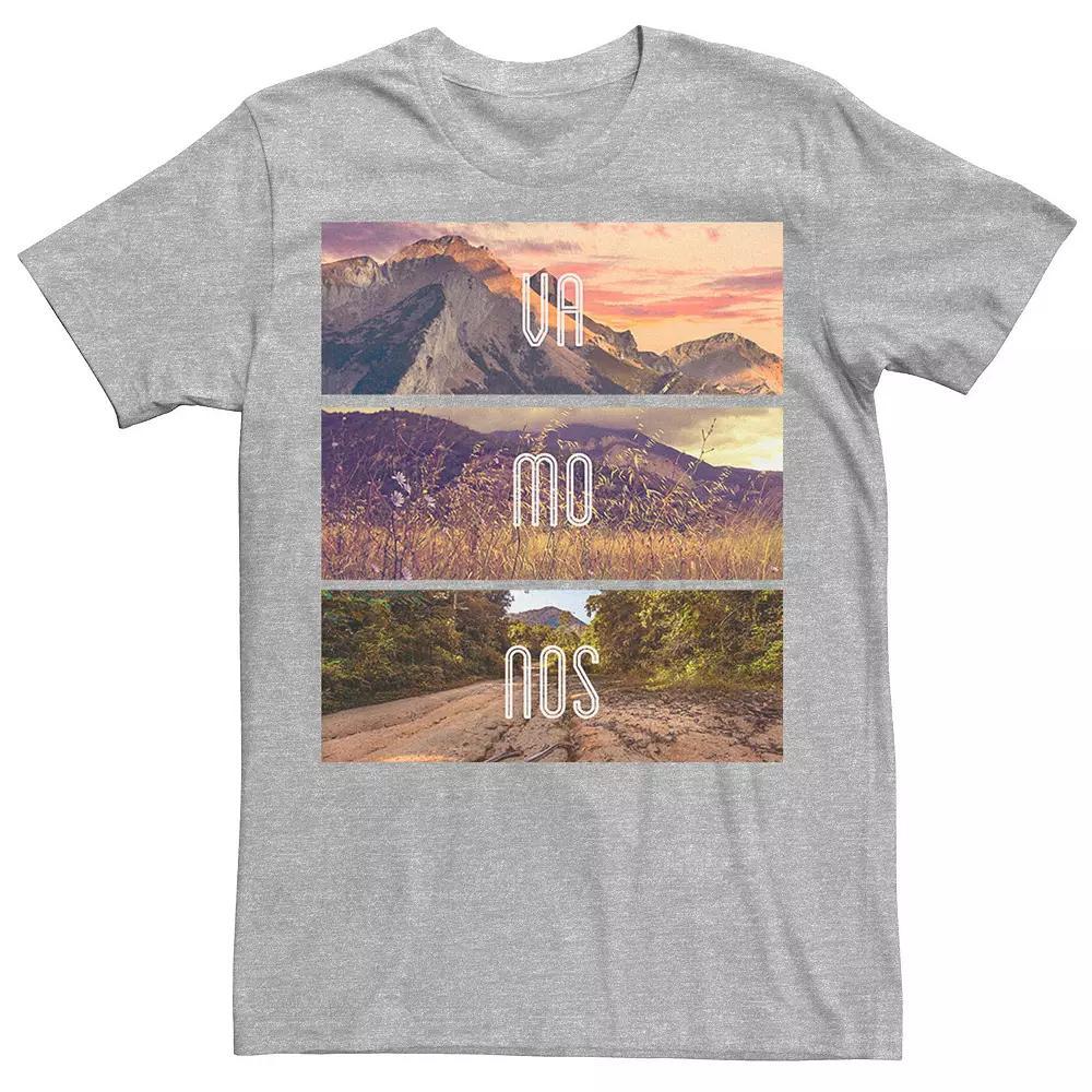 Men's Gonzales Vamonos Lanscape Portrait Stack Tee, Size: 3XL, Athletic Grey Product Image