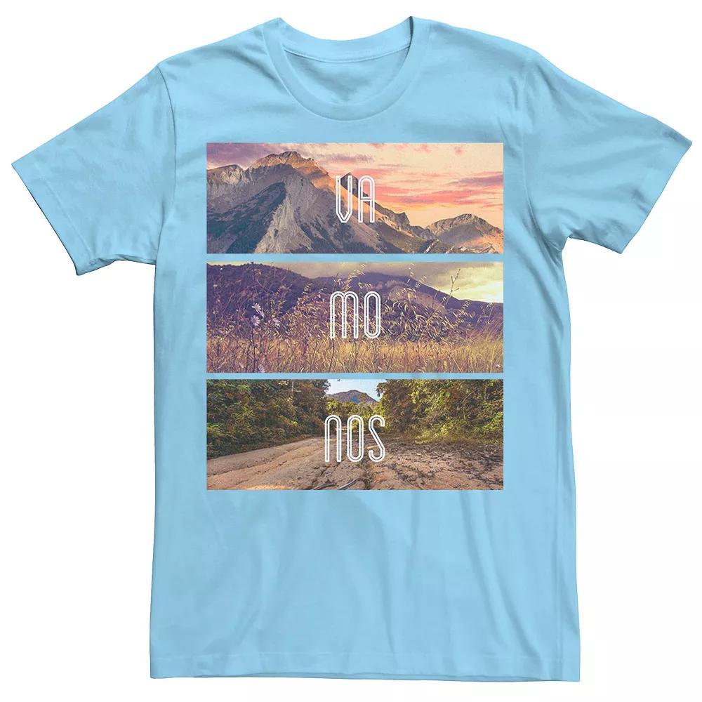 Men's Gonzales Vamonos Lanscape Portrait Stack Tee, Size: XXL, Light Blue Product Image
