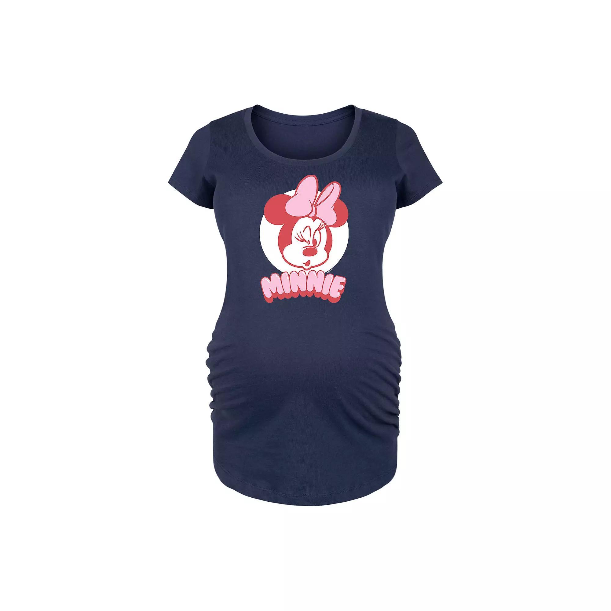 Maternity Dr. Seuss Who-Ville Singing Graphic Tee, Womens Blue Product Image
