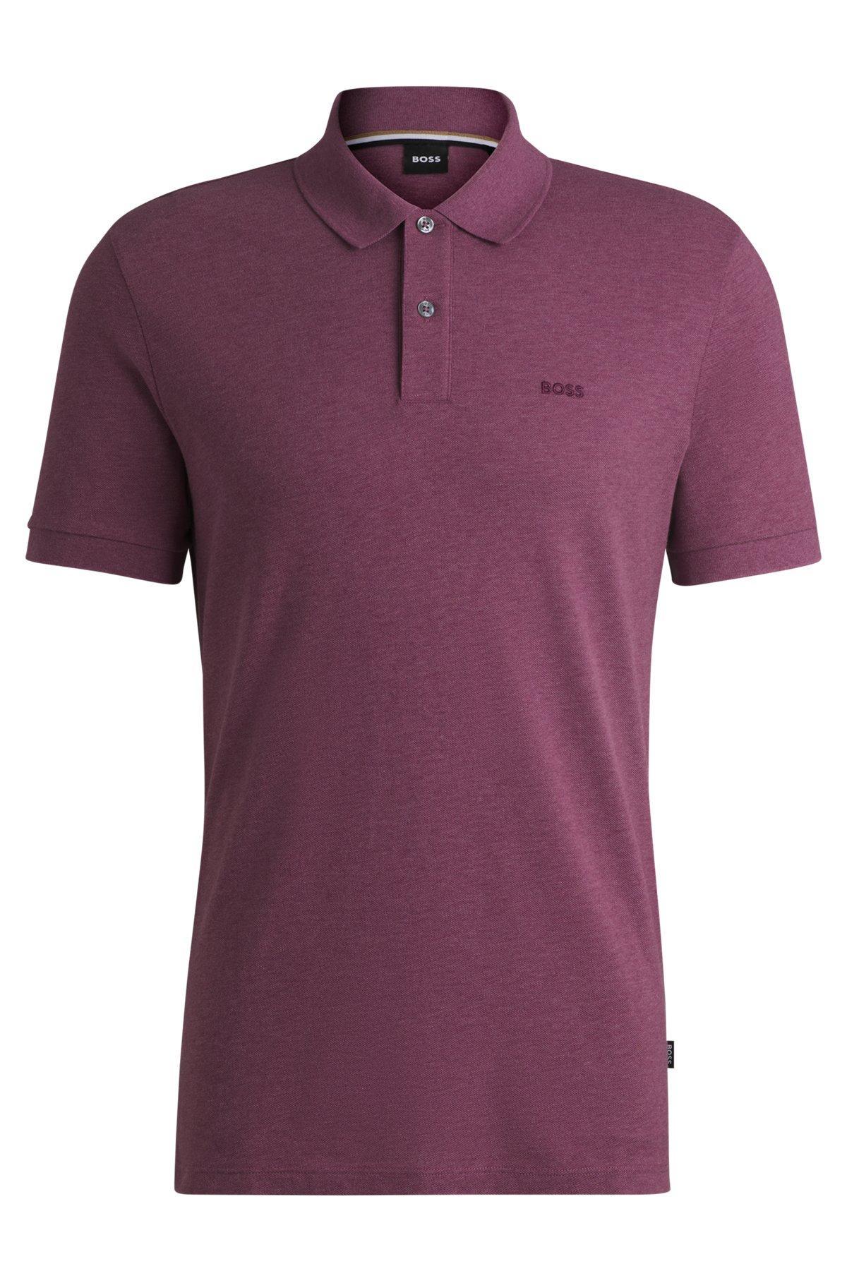 Pallas polo shirt in cotton piqué with logo details Product Image