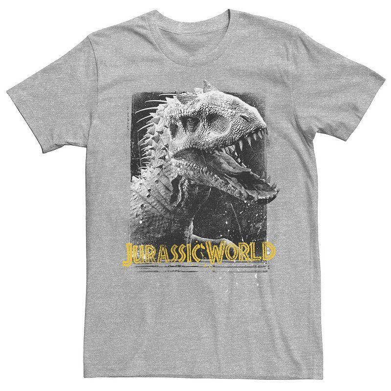 Men's Jurassic World Indominus Rex Profile View Tee, Size: Large, Grey Heather Product Image