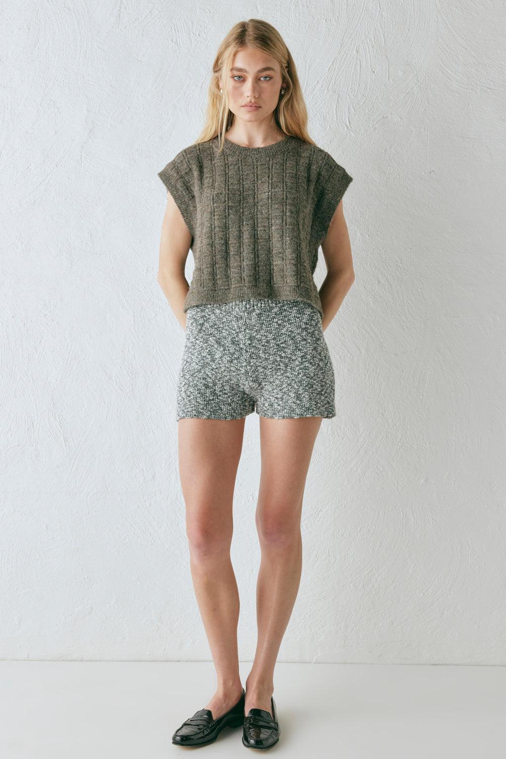 Bibi Knit Vest Marle Product Image