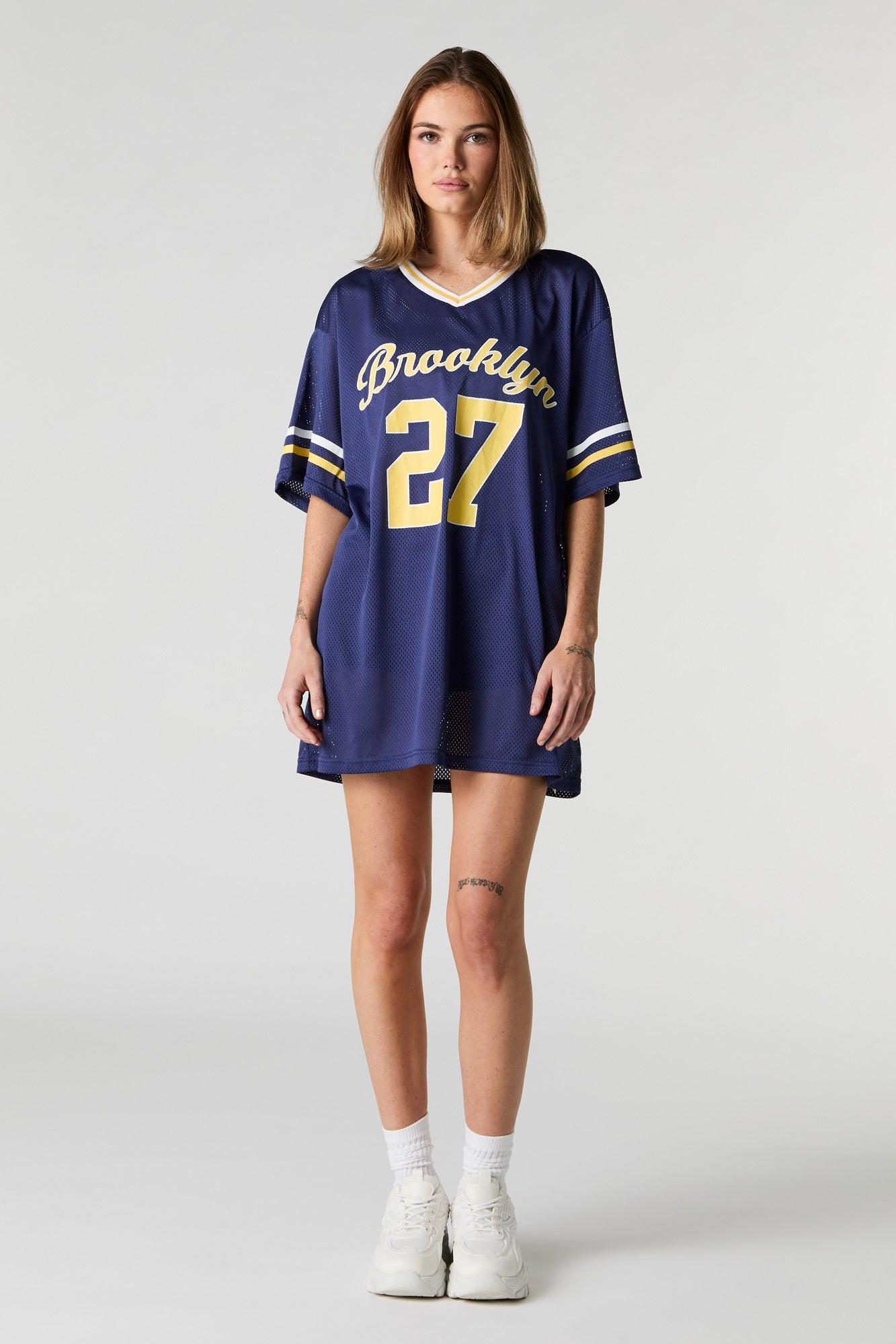 Los Angeles Graphic Mesh Jersey Dress Female Product Image
