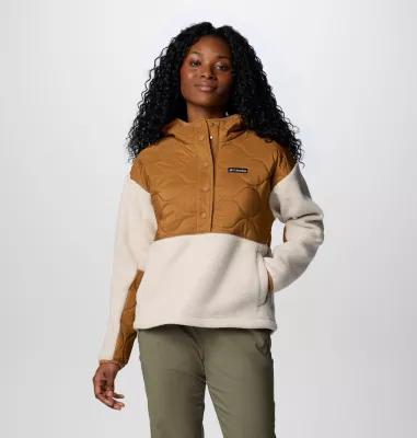 Womens Columbia Cloud Point Hooded Fleece Pullover Jacket Product Image