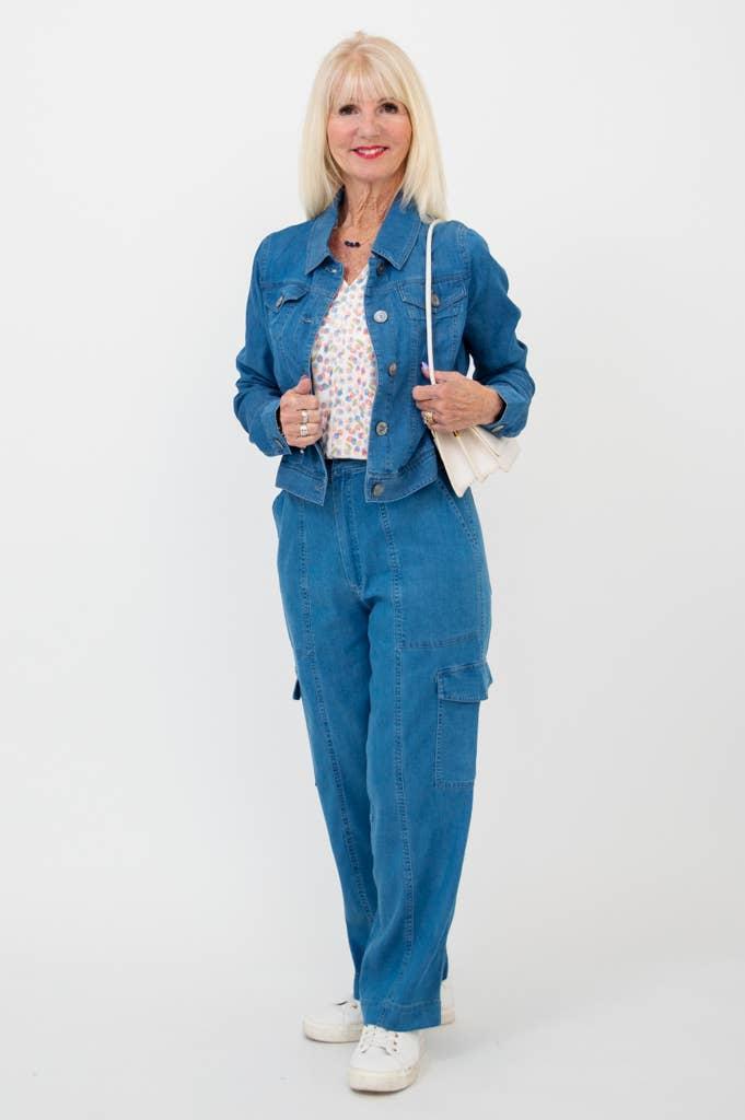 Blue Sky Colleen Jacket, Tencel Denim Product Image