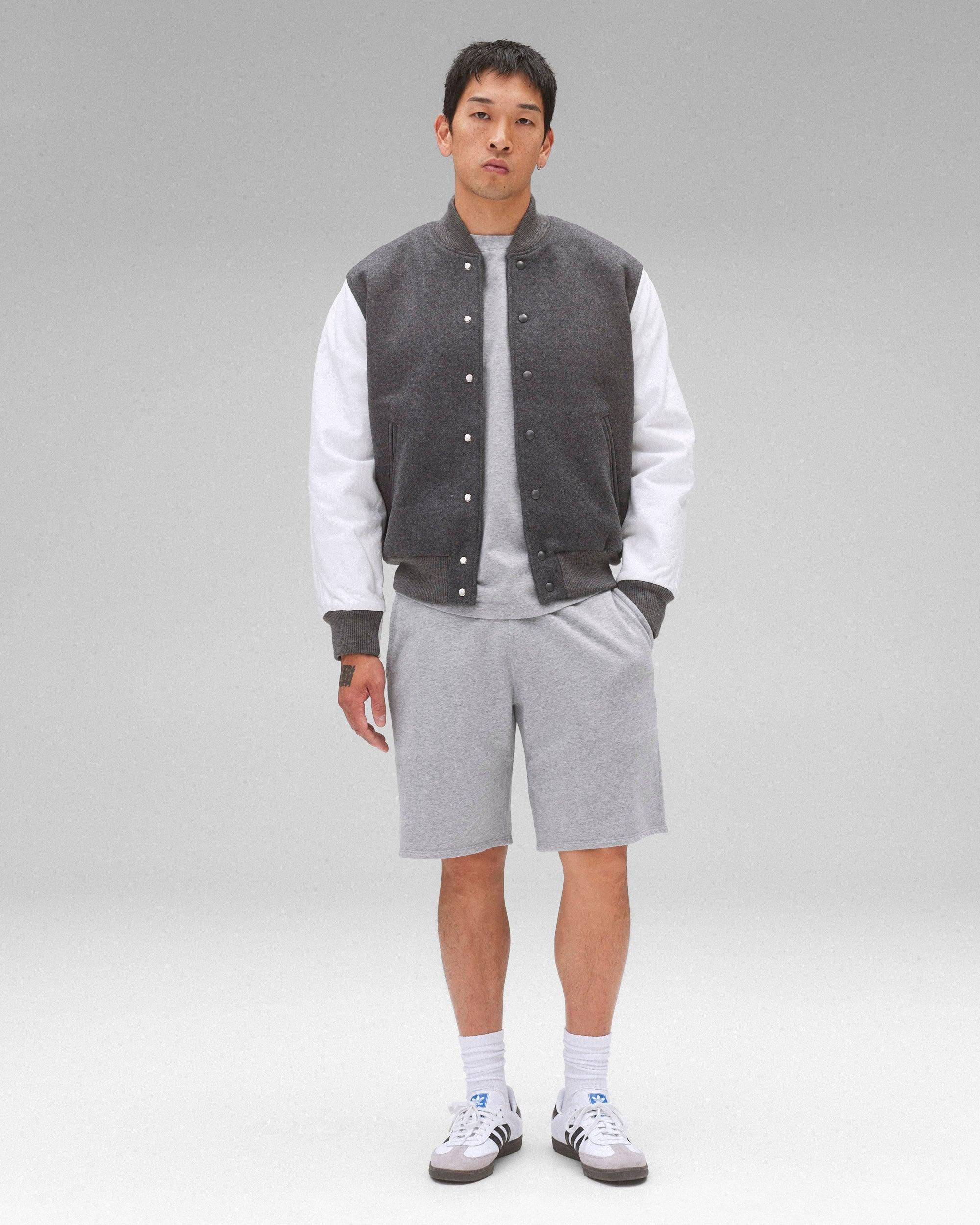 Melton Wool Varsity Jacket Male Product Image